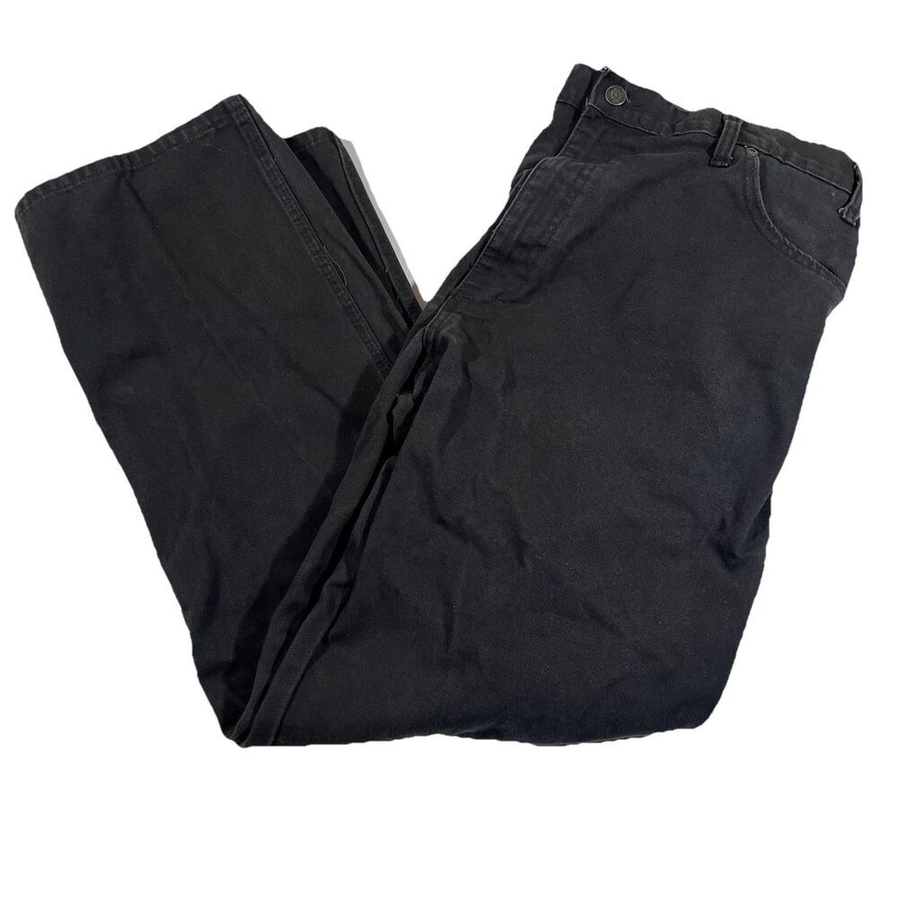 Dickies Black Cotton Duck Canvas Carpenter Pants Men's 40x30 Workwear Utility